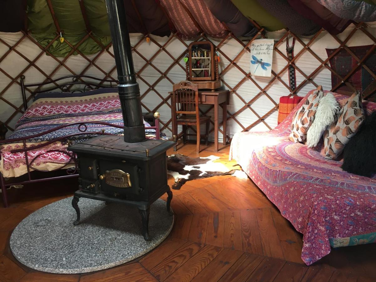 Star Gazing Luxury Yurt With River Views, Off Grid Eco Living Vale do Barco Exterior foto